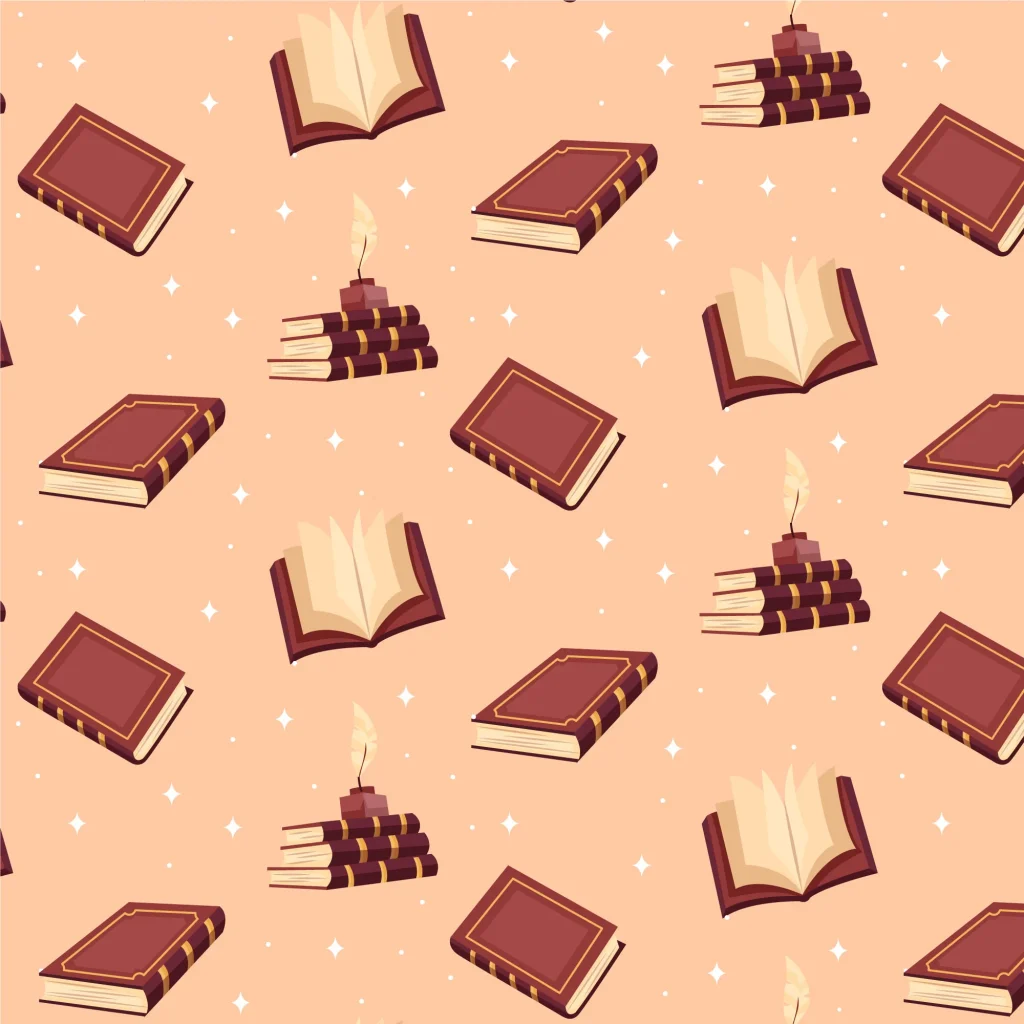 motif de livre