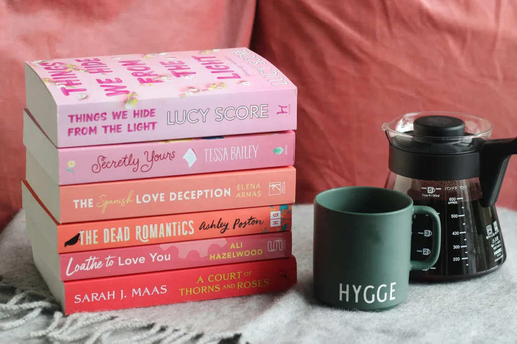 pile de livres de romance
